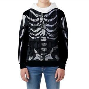 Boys 6/7 Fortnite Skull Trooper Zip Up Hoodie